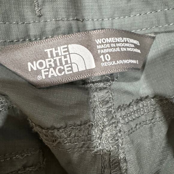 The North Face Horizon II Sage Green Hiking Pants Women’s 10 Quick Dry Nylon - Picture 4 of 13